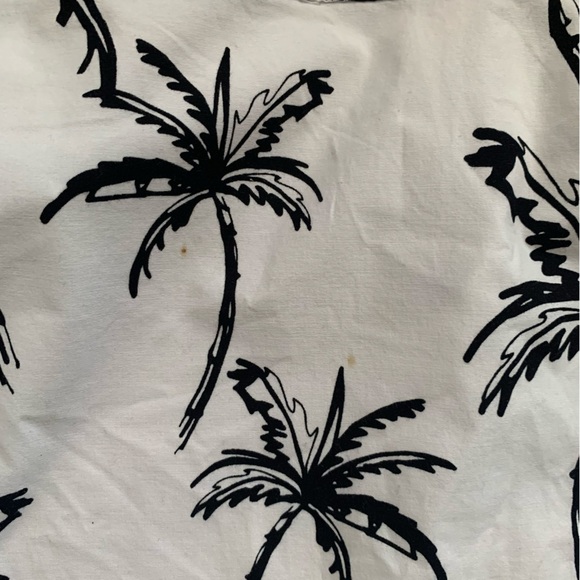 Cactusman Ricky Singh Tropical Palm Print Short Sleeve Button Down Shirt Size M - Picture 13 of 14